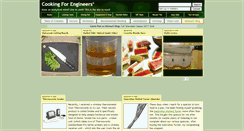 Desktop Screenshot of cookingforengineers.com